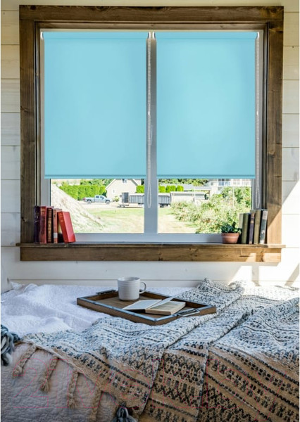 Изображение товара Рулонная штора Эскар Лайт 115x160 / 76831151601 (бирюзовый)