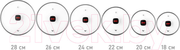 Изображение товара Крышка стеклянная Vensal Roche VS4307
