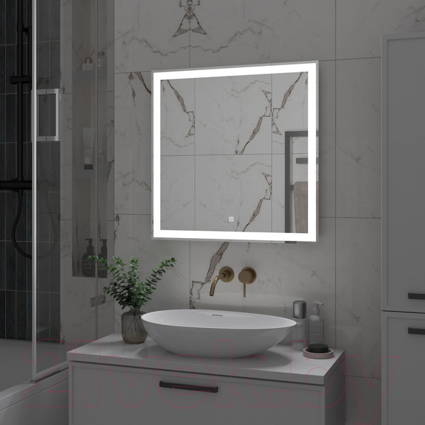 Изображение товара Зеркало Континент Clamm Led 70x70