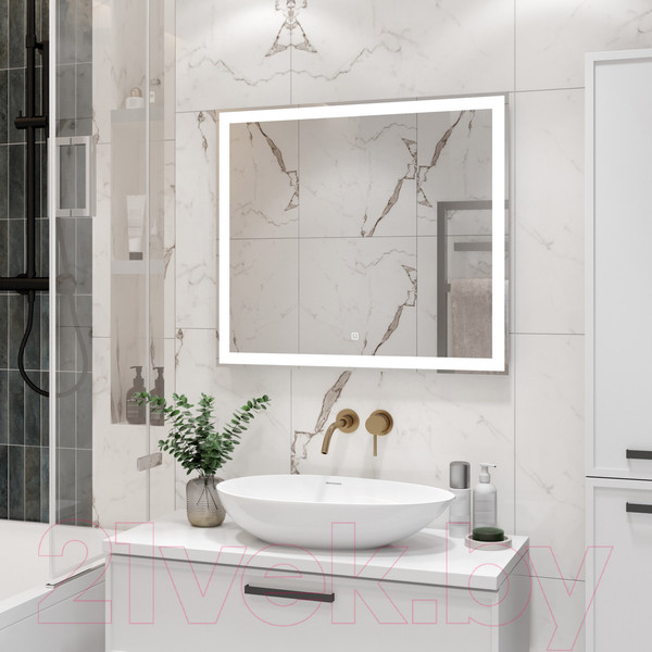 Изображение товара Зеркало Континент Clamm Led 80x70