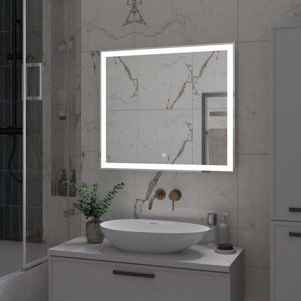 Изображение товара Зеркало Континент Clamm Led 80x70