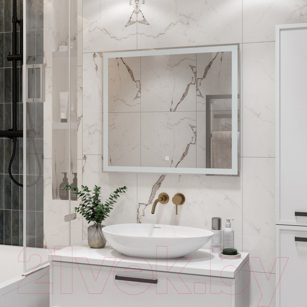 Изображение товара Зеркало Континент Clamm Led 80x70