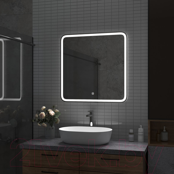 Изображение товара Зеркало Континент Russo Led 70x70