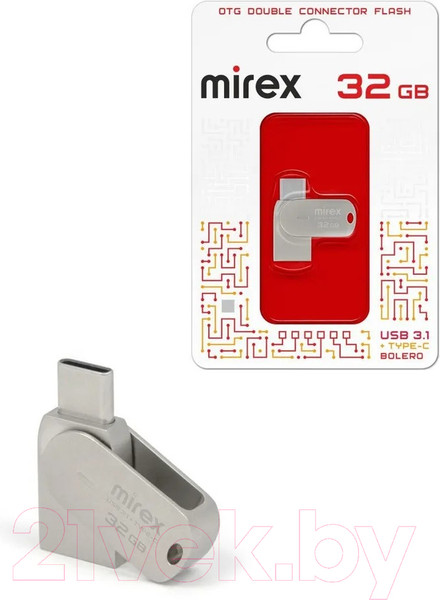 Изображение товара USB flash накопитель Mirex Bolero 32GB / 13600-IT3BLR32