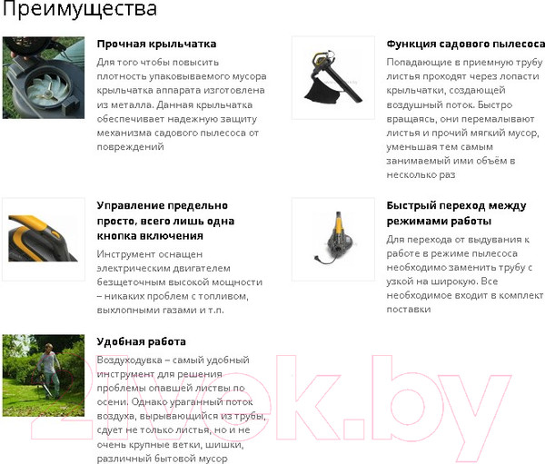 Изображение товара Воздуходувка электрическая Stiga BL 130c (255260002/ST1)