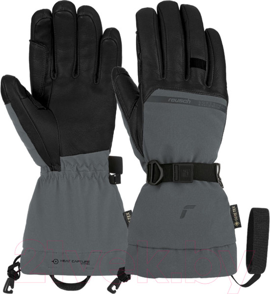 Изображение товара Перчатки лыжные Reusch Discovery Gore-Tex Touch-Tec / 6202305-6667 (р-р 10, Asphalt/Black)