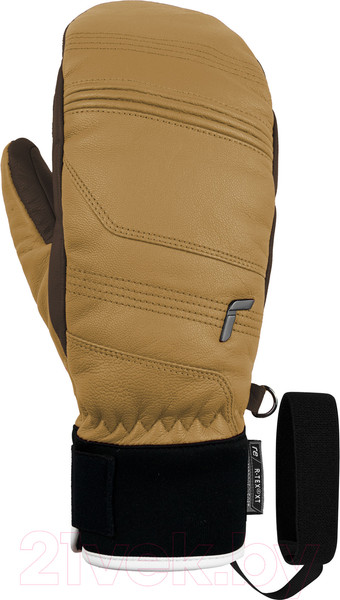Изображение товара Варежки лыжные Reusch Highland R-Tex Xt Mitten / 6202540-8880 (р-р 8.5, Camel/Dark Brown)