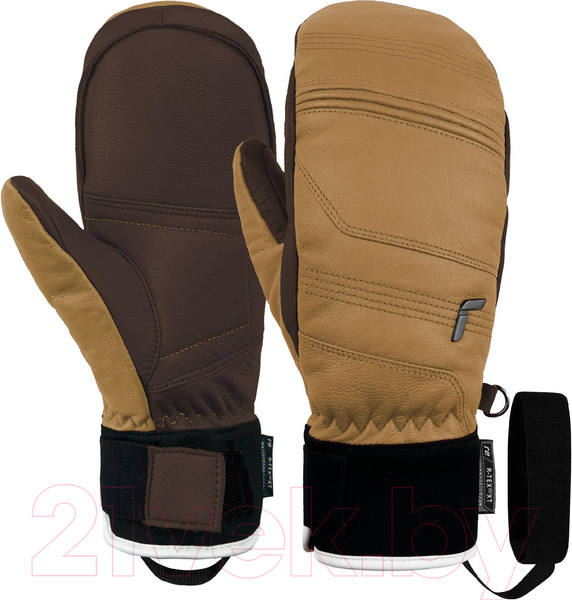 Изображение товара Варежки лыжные Reusch Highland R-Tex Xt Mitten / 6202540-8880 (р-р 8.5, Camel/Dark Brown)