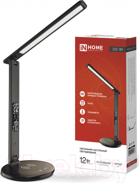 Изображение товара Настольная лампа INhome Plus ССО-18Ч / 4690612041087 (черный)