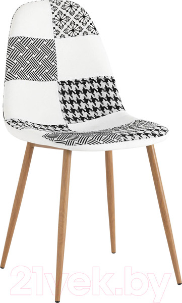 Изображение товара Стул Stool Group Валенсия SN OS-001P Patchwork Bw (пэчворк черно-белый)