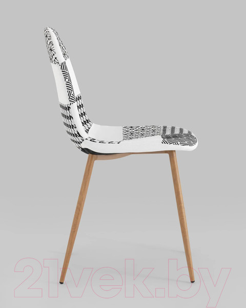 Изображение товара Стул Stool Group Валенсия SN OS-001P Patchwork Bw (пэчворк черно-белый)