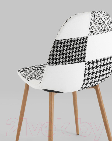 Изображение товара Стул Stool Group Валенсия SN OS-001P Patchwork Bw (пэчворк черно-белый)