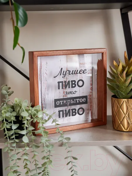 Изображение товара Копилка для пробок Richwood Лучшее пиво / beer2626-2g/brown (темный)