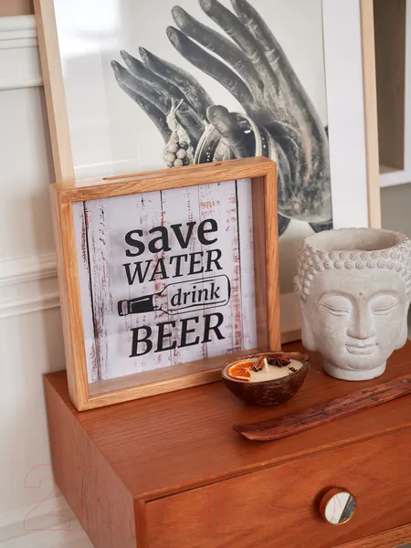 Изображение товара Копилка для пробок Richwood Save Water / beer2626-3g/natural (дерево)