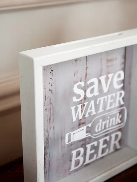 Изображение товара Копилка для пробок Richwood Save Water / beer2626-3g/white (белый)