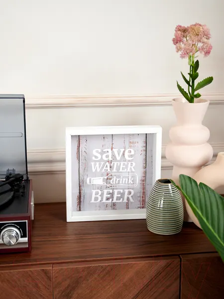 Изображение товара Копилка для пробок Richwood Save Water / beer2626-3g/white (белый)