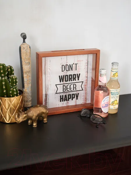 Изображение товара Копилка для пробок Richwood Don't Worry / beer2626-4g/brown (темный)