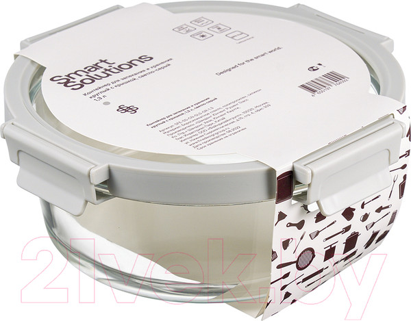 Изображение товара Контейнер Smart Solutions SFE-SS-CN-GLS-GR-1.3 (светло-серый)