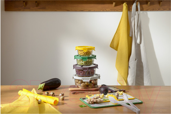 Изображение товара Контейнер Smart Solutions SFE-SS-CN-GLS-GR-1.3 (светло-серый)