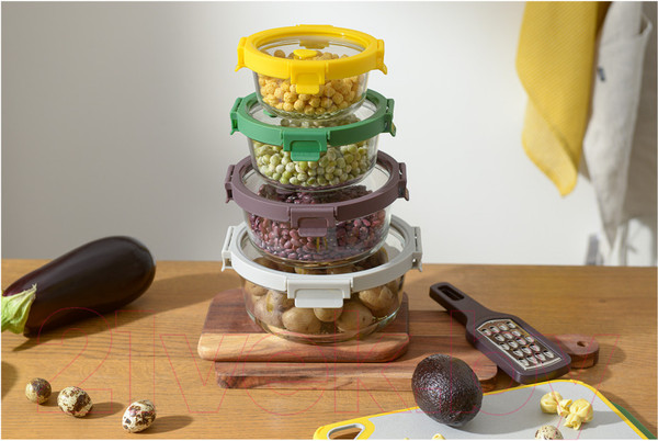 Изображение товара Контейнер Smart Solutions SFE-SS-CN-GLS-GR-1.3 (светло-серый)