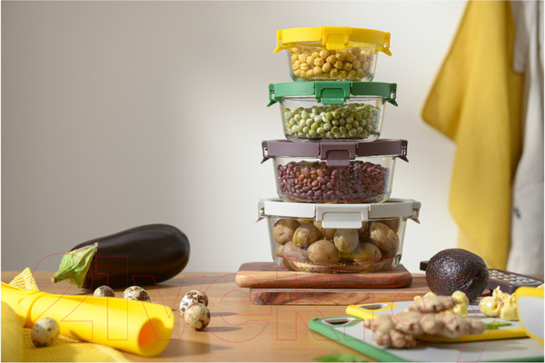 Изображение товара Контейнер Smart Solutions SFE-SS-CN-GLS-GR-1.3 (светло-серый)