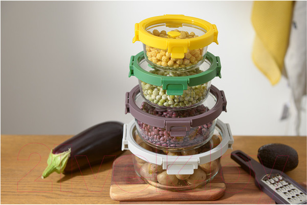 Изображение товара Контейнер Smart Solutions SFE-SS-CN-GLS-GR-1.3 (светло-серый)