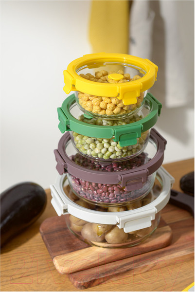 Изображение товара Контейнер Smart Solutions SFE-SS-CN-GLS-GR-1.3 (светло-серый)