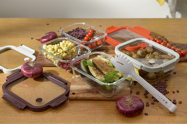 Изображение товара Контейнер Smart Solutions SFE-SS-CN-GLS-GR-1 (светло-серый)