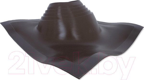 Изображение товара Проходка кровельная Везувий №5 200-275мм угловая (коричневый)