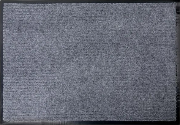 Изображение товара Коврик грязезащитный Kovroff Стандарт ребристый 90x150 / 21002 (серый)