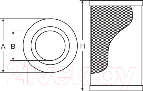 Изображение товара Воздушный фильтр SCT SB3106