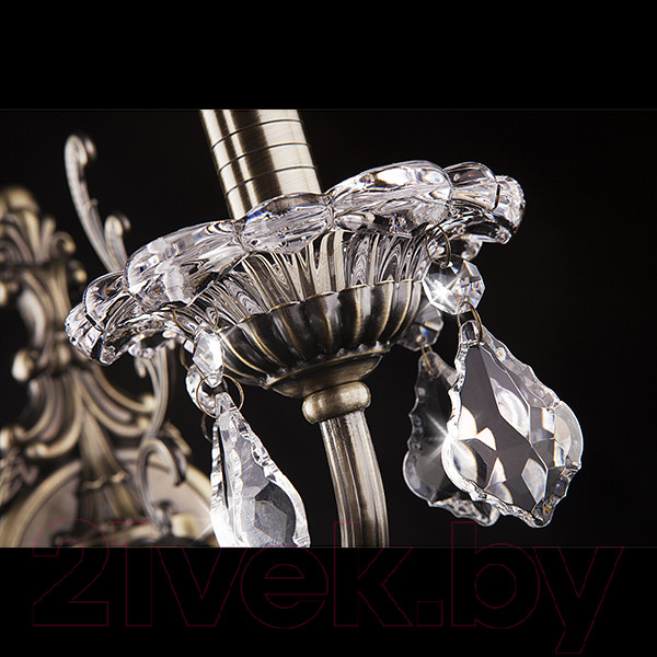 Изображение товара Бра Евросвет Elisha 3281/1 (античная бронза/прозрачный хрусталь)