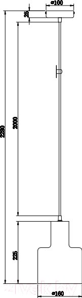 Изображение товара Потолочный светильник Maytoni Broni T439-PL-01-GR