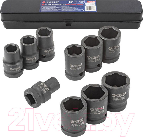 Изображение товара Набор головок слесарных Forsage F-4109-5MPB (54601)