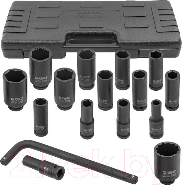 Изображение товара Набор головок слесарных Forsage F-4166A-5MPB (54602)