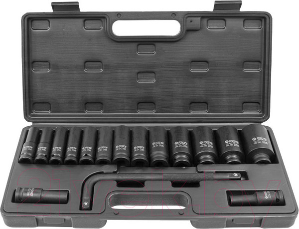 Изображение товара Набор головок слесарных Forsage F-4166A-5MPB (54602)