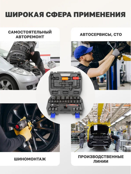 Изображение товара Универсальный набор инструментов RockForce RF-4323-5MPB (54615)