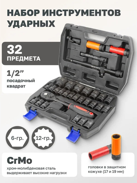 Изображение товара Универсальный набор инструментов RockForce RF-4323-5MPB (54615)