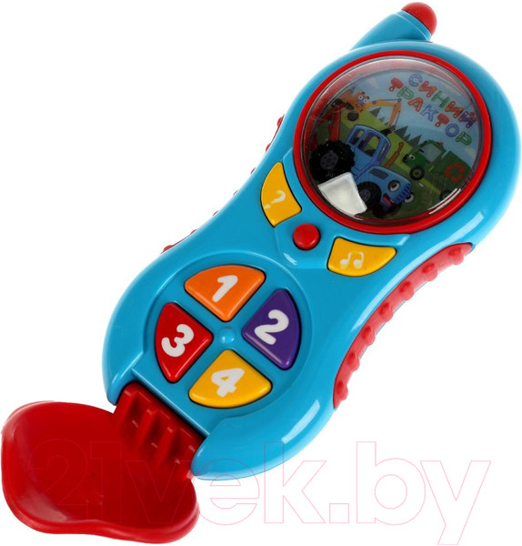 Изображение товара Развивающая игрушка Умка Музыкальный телефон Синий трактор / ZY967256-R4