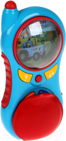 Изображение товара Развивающая игрушка Умка Музыкальный телефон Синий трактор / ZY967256-R4