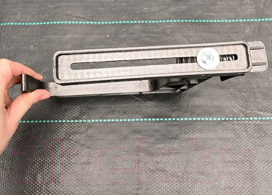 Изображение товара Держатель для кашпо GreenTerra Для ящика балконного (графит)