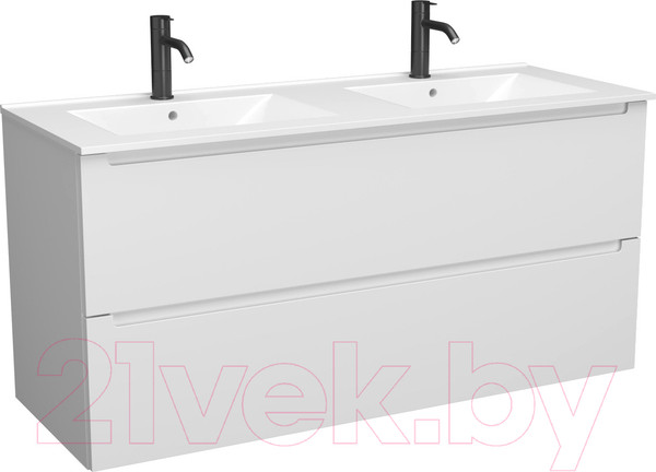 Изображение товара Тумба под умывальник ЗОВ Дион 120 / D120LWP0M9003MKV5 (белый матовый)