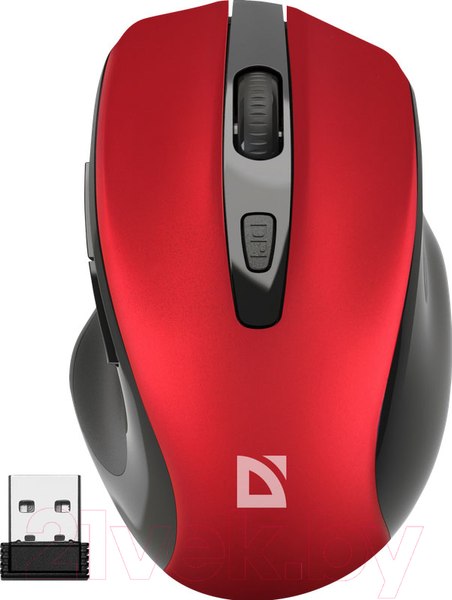 Изображение товара Мышь Defender Prime MB-053 / 52052 (красный)