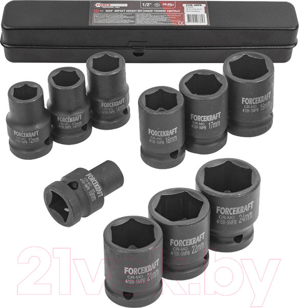 Изображение товара Набор головок слесарных ForceKraft FK-4109-5MPB