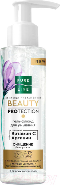 Изображение товара Гель для умывания Чистая Линия Флюид Pure Line (185мл)