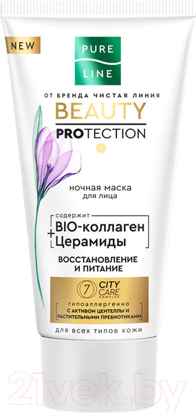 Изображение товара Маска для лица кремовая Чистая Линия Pure Line Ночная (50мл)