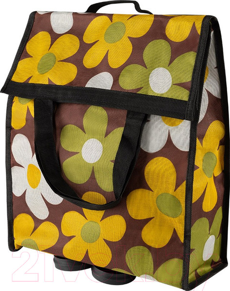 Изображение товара Сумка-тележка Рыжий кот ATB-03 Ромашки / 104583