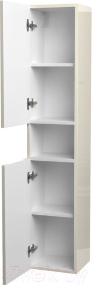 Изображение товара Шкаф-пенал для ванной ЗОВ Дион 150 / DP150LWPFM1015GKV5 (бежевый глянец)