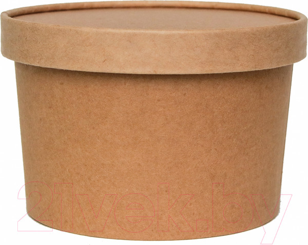 Изображение товара Набор одноразовых контейнеров Paperko С картонной крышкой сп390КК (50шт)