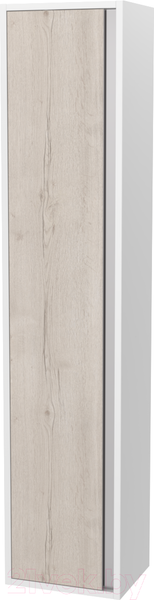 Изображение товара Шкаф-пенал для ванной ЗОВ Парма 150 / PP150LWP0MWHMC1A (белый/белый галифакс)